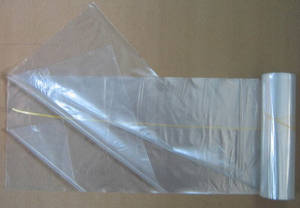 LDPE Transparent Star Seal Roll Packed Plastic Roll Bag