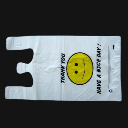 HDPE Customized Printing Plastic Vest Bag