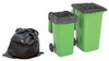 HDPE Black Star Seal Roll Packed Plastic Waste Bag