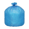 HDPE Blue Disposable C-Fold Plastic Trash Bag
