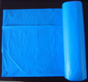 HDPE Blue Disposable C-Fold Plastic Waste Bag