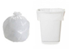 HDPE White C Fold Plastic Garbage Bag