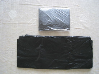 HDPE Black Plastic Garbage Bag for Trash
