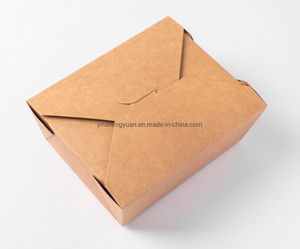 26oz/45oz/52oz/66oz Disposable Takeaway/Take Away Fast Food Kraft Paper Lunch Box